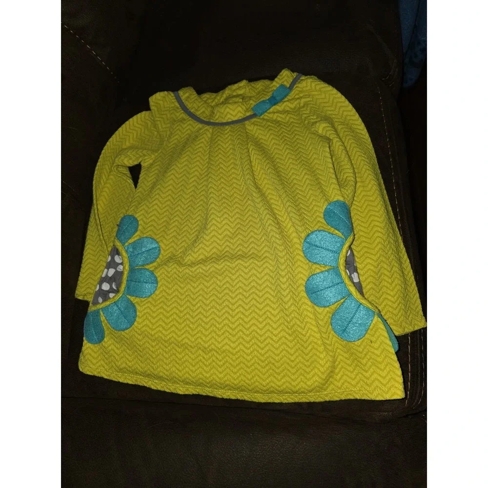 Emily rose lime floral dress and leggings set‎ outfit size 6